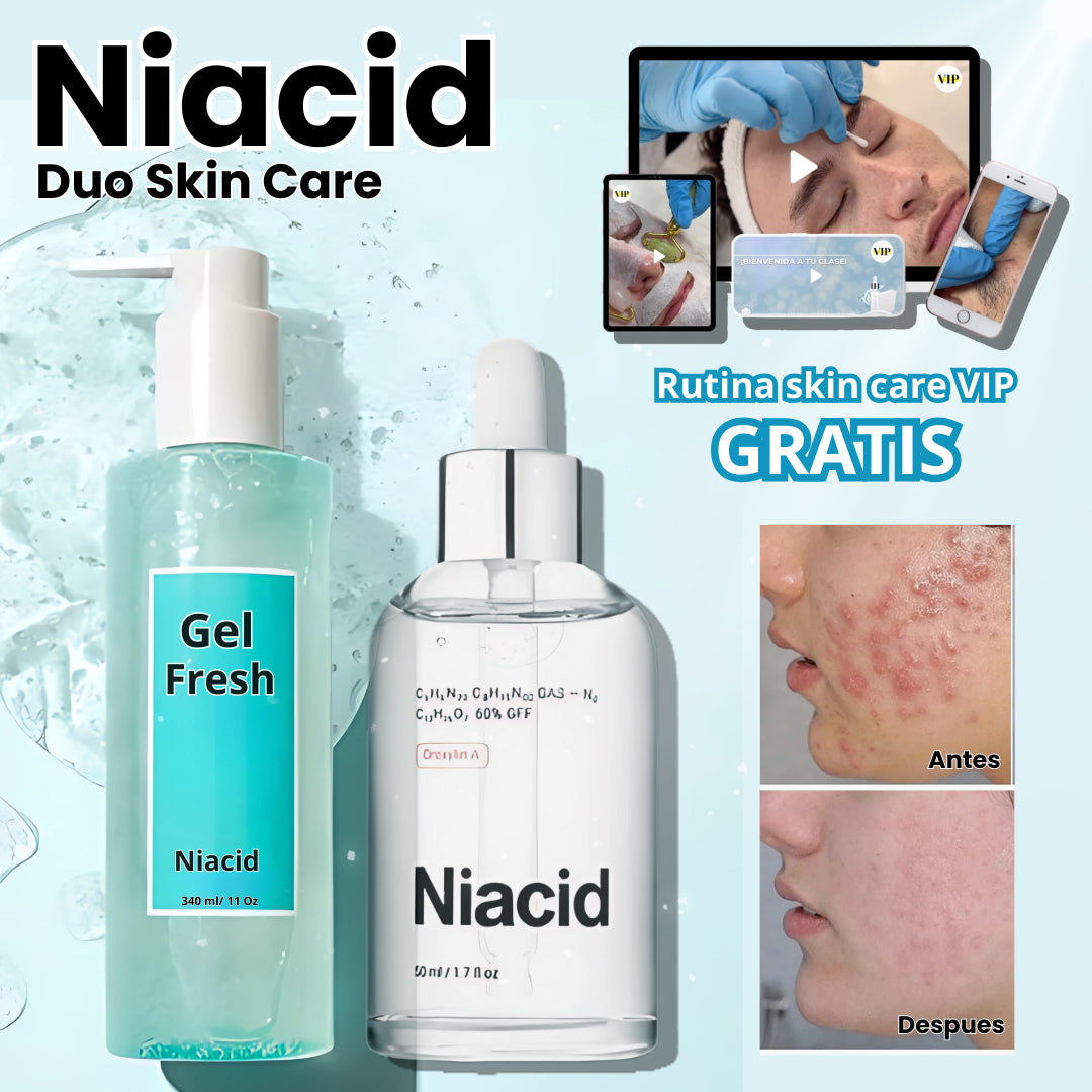 Dúo Regenerador Niacid + Guía Premium de Skincare (Valorado en $400 USD) 🔥