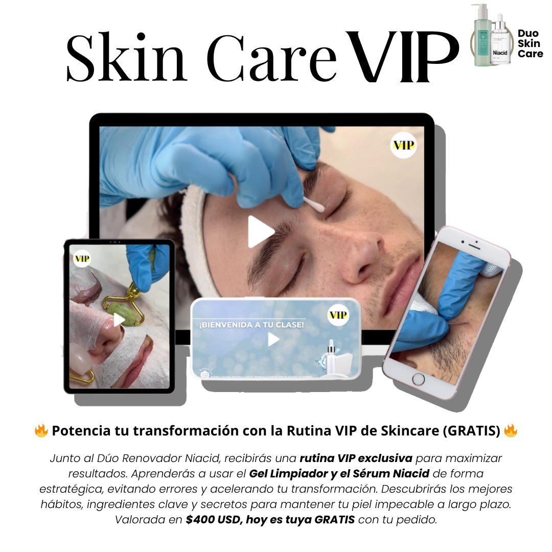 Dúo Regenerador Niacid + Guía Premium de Skincare (Valorado en $400 USD) 🔥
