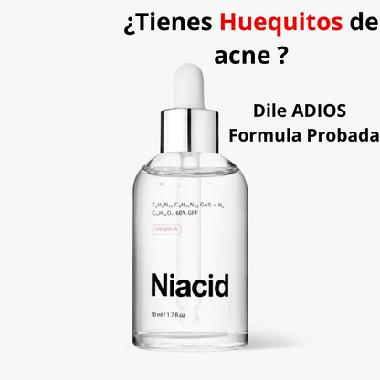 NIACID® LIBERA TU ESPALDA DE MARCAS Y BROTES